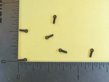 6 BLACK, 7694 FLAT HAND RAIL POST, MANTUA & TYCO RARE FACTORY ORIGINAL NEW PART