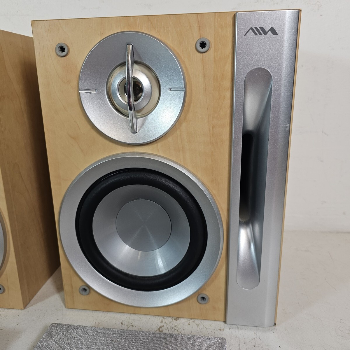 Sony Aiwa SSX-LMN75 Micro Bookshelf Stereo Speakers 6ohm Tested
