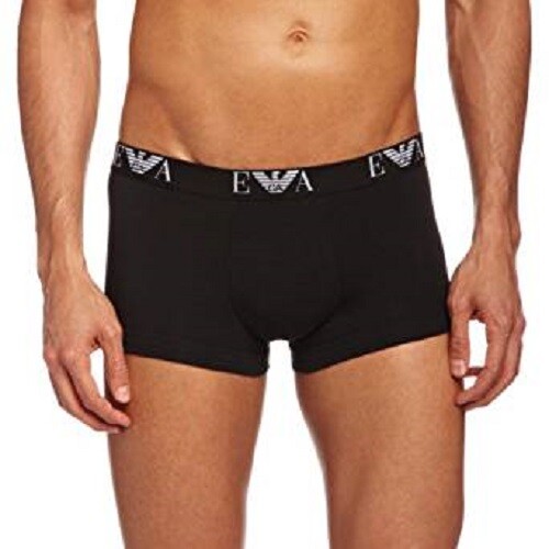 BOXER Emporio Armani ORIGINALE INTIMO uomo SLIP mutanda coton NERO S M L XL  NERO | eBay