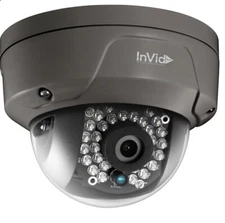INVID TECH ULT-P4DRIR28B BLACK 4mp IP DOME CAMERA 2.8 mm