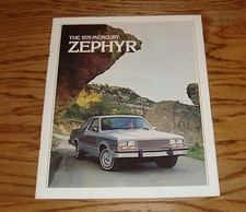 Original 1979 Mercury Zephyr Sales Brochure 79 Z-7 ES Type Ghia