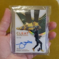 2020 Panini Immaculate Collection Robby Anderson Cleat Impressions  RARE! 💎 