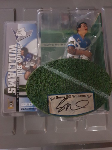 Nrl Canterbury Bulldogs Signed Sonny Bill Williams Player Figurine Brand New - Bild 1 von 3