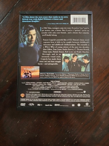 The Outsiders (1999, DVD) Dillon Cruise Estevez Swayze Francis Ford Coppola 🎬 - Picture 4 of 7
