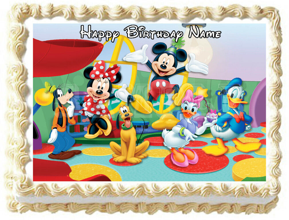 Mickey Mouse Club House Edible Image Toppers — Choco House