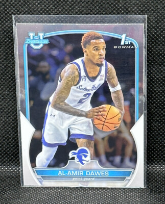 Al-Amir Dawes  2022-23 Bowman Chrome University #63 1st Bowman
