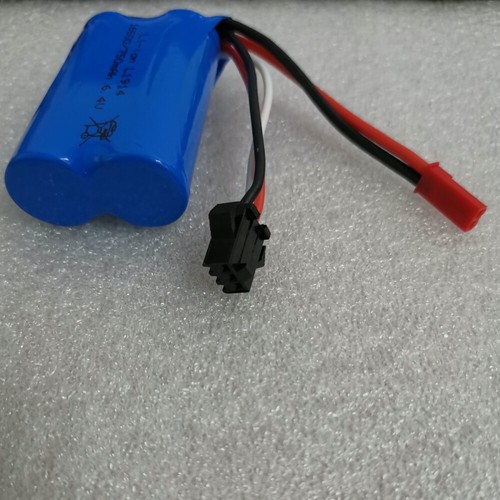 New 16500 6.4V 750mAh JST-2P SM-3P Plug 15C Battery For RC High Speed Toys Car - Picture 3 of 6