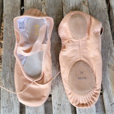 New BLOCH Ladies Pink Prolite 2 Leather Ballet Shoes 2C 46.50