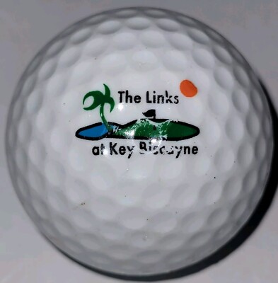 The Links At Key Biscayne Logo Golf Ball (A-20-6) - 1ct (one)