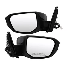 For Honda Civic 2016-2021 Side Mirror Pair 3Pin Black Manual Fold Left&Right