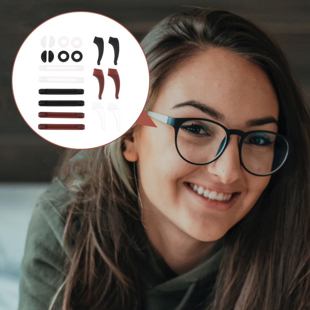 10 Pcs Silicone Glasses Grips for Behind the Ear Eyewear Cushion DIY Eyeglass eBay