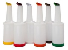 Save and Pour Bottle with Spout & Lid Store and Pour Juice Server 800ml Storage