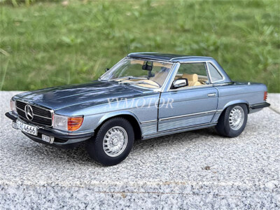 Sun star 1:18 Benz 350SL Vintage car All Open Diecast Model Car