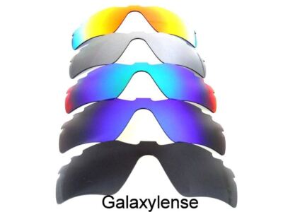 Galaxy Ersatz Linsen Oakley Radar Path Belüftet Schwarz/Blau/Grün / Silber/Rot