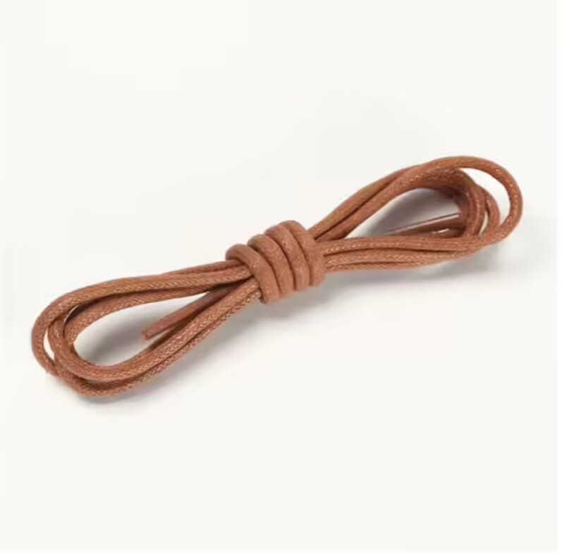 Shoelaces Flat Waxed Cotton Shoe laces 5mm Wide in 4 Lengths for Shoes Boots