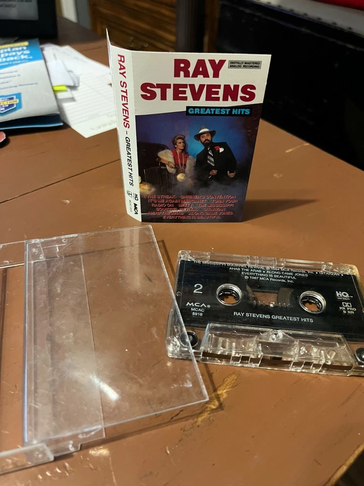 Ray Stevens Vintage 1987 Greatest Hits Cassette Foto 3 de 4