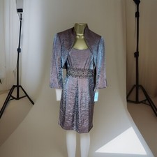 Jesicca Howards Dress &jacket Brown New Luxury Party