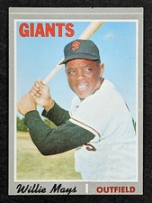 1970 Topps Baseball #600 Willie Mays San Francisco Giants