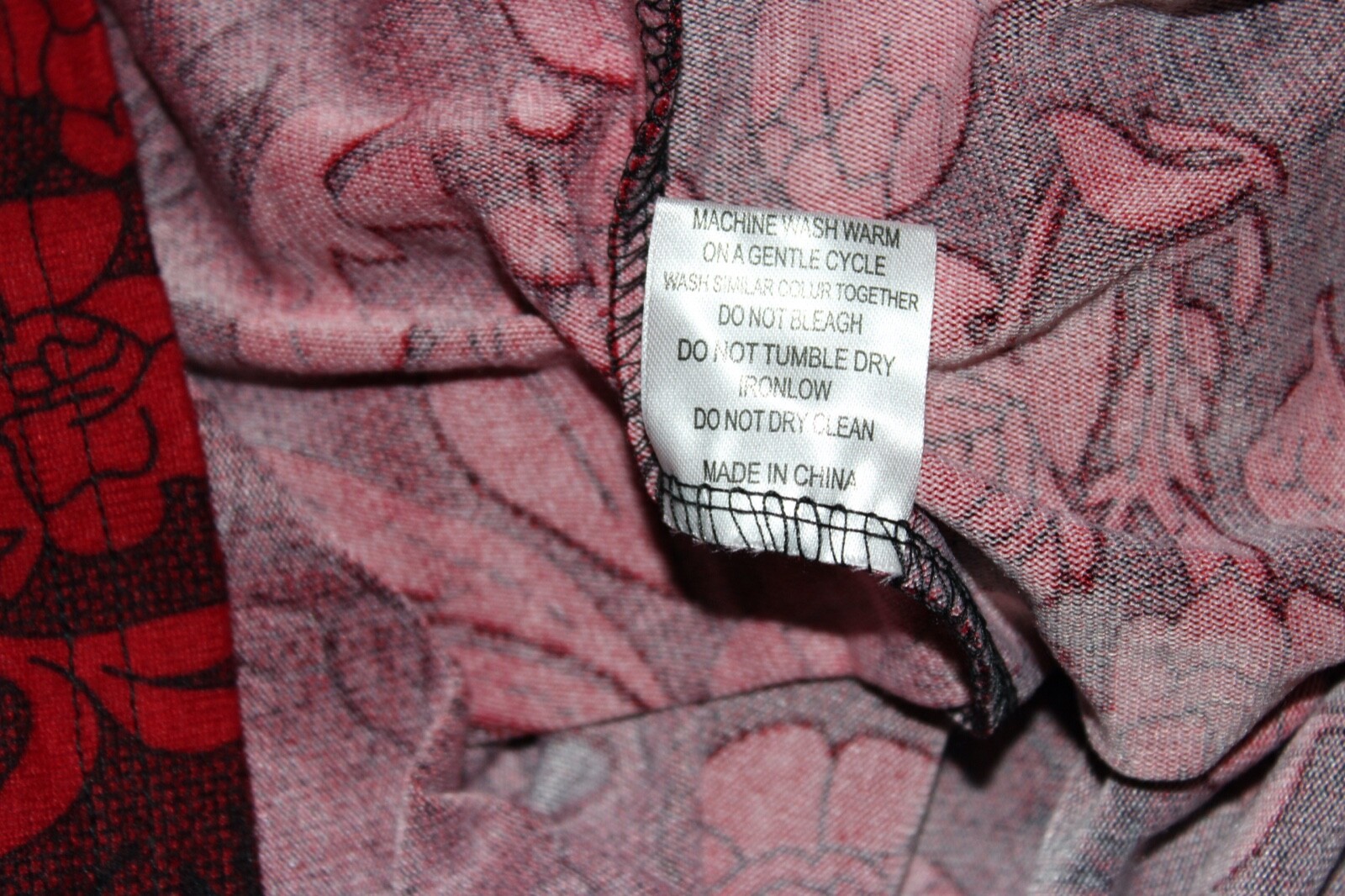 1XL NWT Reborn Burgundy Floral Empire Waist Tunic Dress