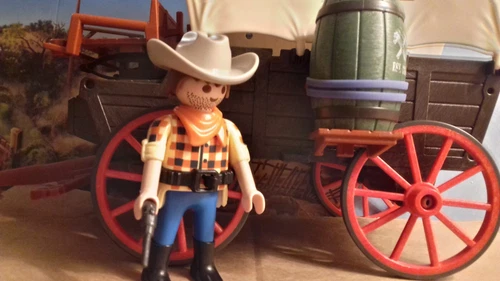Playmobil Western -* A trolley driver for your caravans (CH)