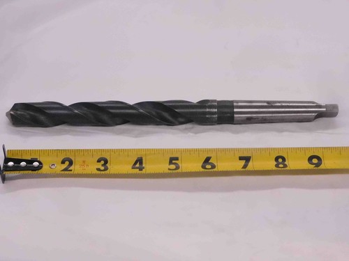 NATIONAL 3/4 O.D. HSS TWIST DRILL BIT MORSE TAPER #2 SHANK 5.1 LOC .75 MT2 USA - Picture 2 of 6