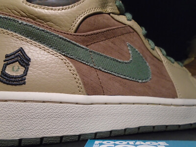 NIKE AIR JORDAN 1 RETRO ARMED FORCES WHEAT BROWN URBAN HAZE OLIVE