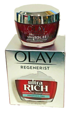 OLAY REGENERIST ULTRA RICH HYDRATING MOISTURIZER FRAGRANCE FREE 1.7 0Z