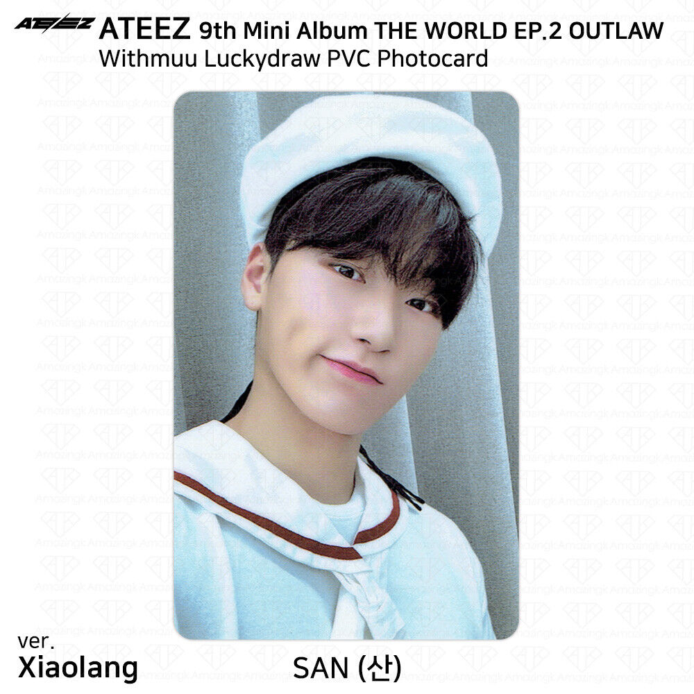 ATEEZ 9th Mini Album THE WORLD EP.2 OUTLAW Lucky Draw PVC ATEEZ 9th Mini Album THE WORLD EP.2 OUTLAW Lucky Draw PVC