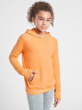 NEW Athleta Girl In Your Element 2.0 Hoodie Sweatshirts Top Sunny Orange