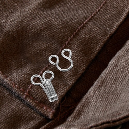 Gancho de costura cubierto 50 piezas ganchos de sujetador cierre ojo cierre de costura para ropa - Imagen 5 de 12