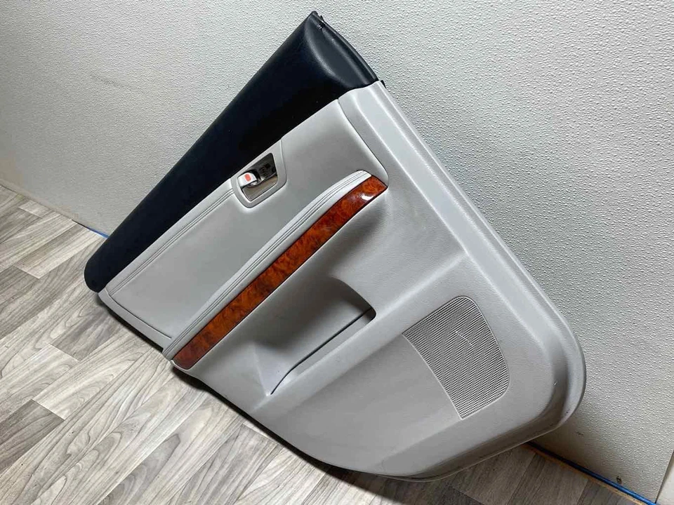 Fits 04-09 LEXUS RX330 Rear LH Driver Door Trim Panel Gray Leather 676400E010B1 - Image 3 of 4