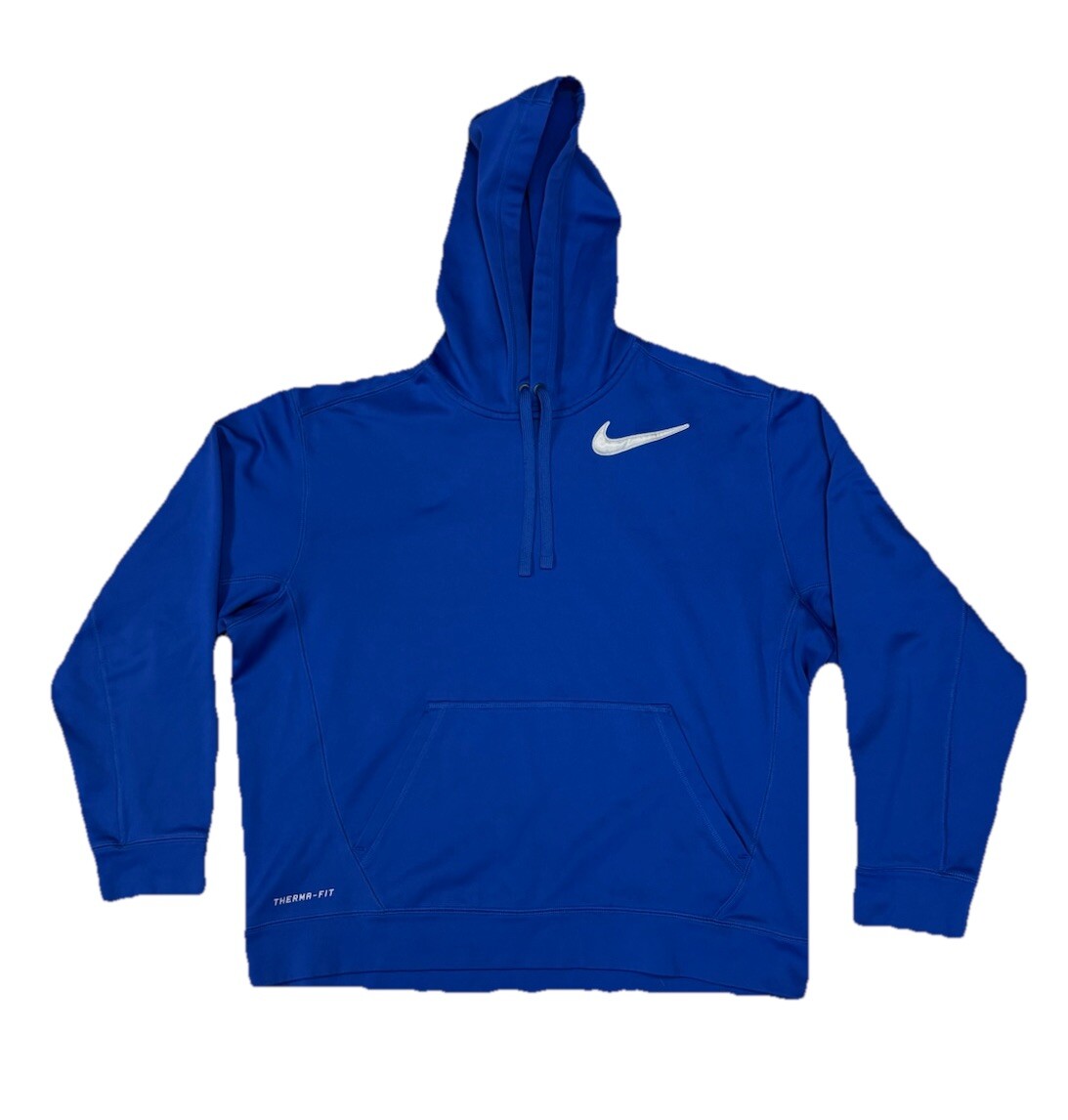 blue nike therma hoodie