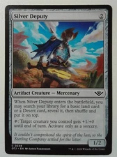 Silver Deputy *Common* Magic MtG x1 OTJ Outlaws of Thunder Junction