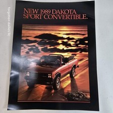 1989 Dodge Dakota Convertible Dealership Flyer