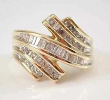 3Ct Round Cut Lab-Created Diamond Women's Engagement Ring 14K Yellow Gold Plated