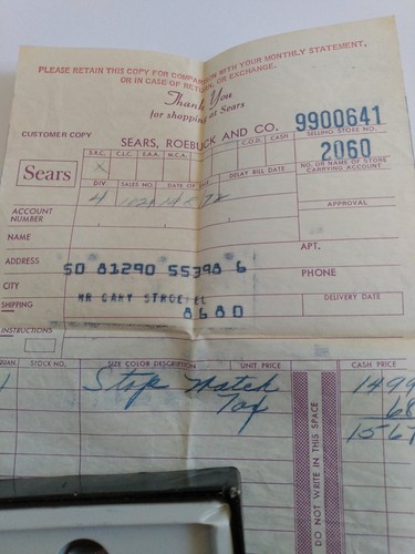 Sears 19926 Swiss Made 1/10 Wind Up Stop Watch Box  Instructions Receipt Vintage - 第 6/9 張圖片