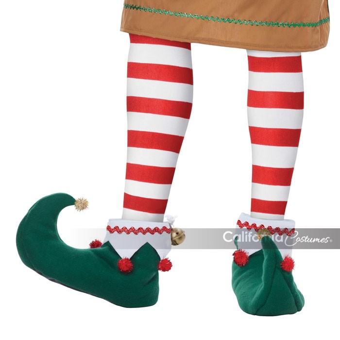 California Disfraz Elfo Zapatos Ayudante de Santa Hombre Adulto Navidad 60729