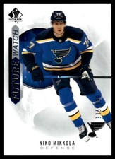 2020-21 SP Authentic Future Watch Acetate 335/999 Niko Mikkola St. Louis Blues