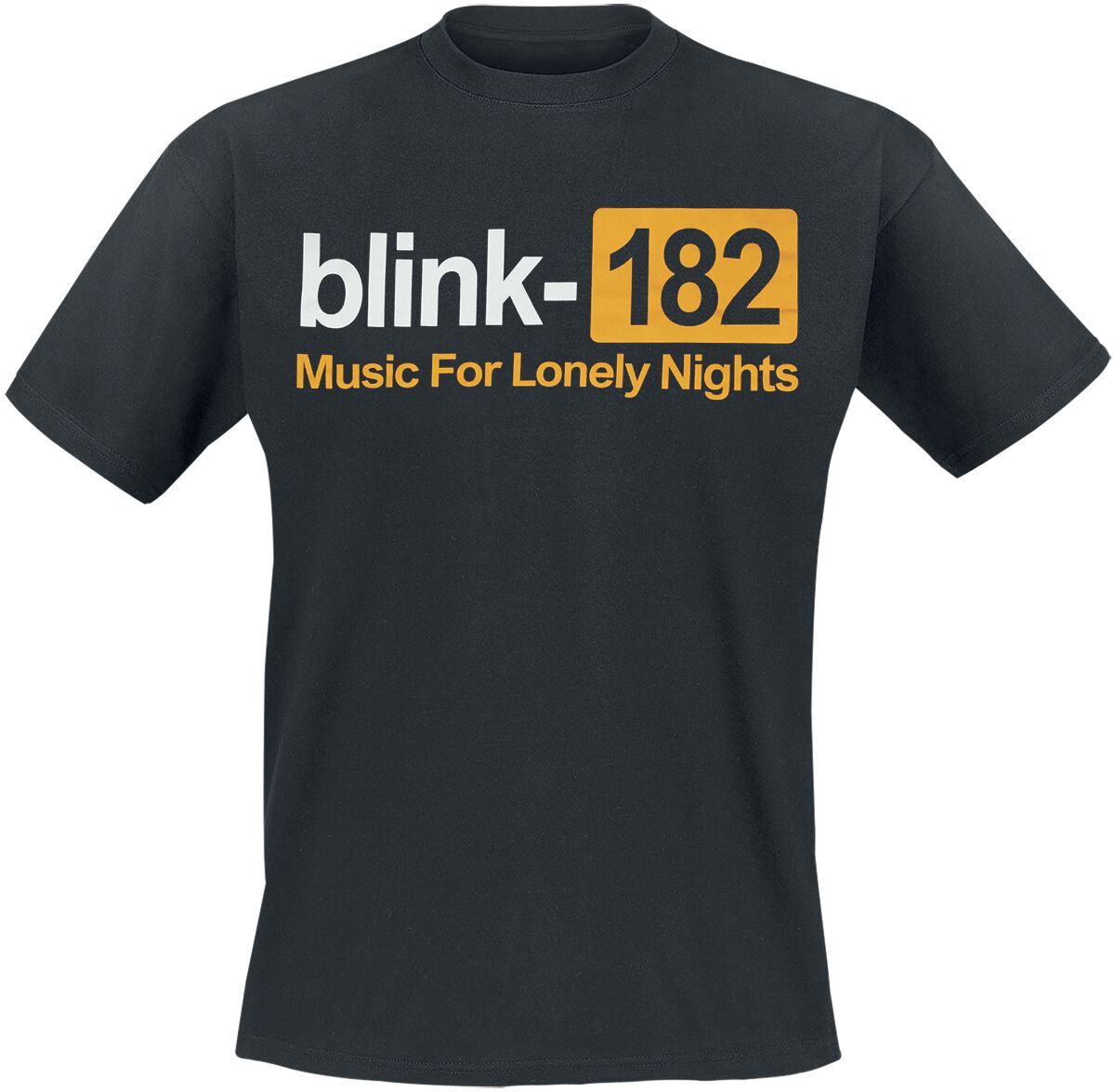 Футболка Blink-182 Herren Lonely Nights schwarz Band-Товар, группы
