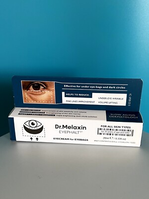 2 units Dr.Melaxin Eyephalt Eyebag Cream 10Ml. New In Box **FREE