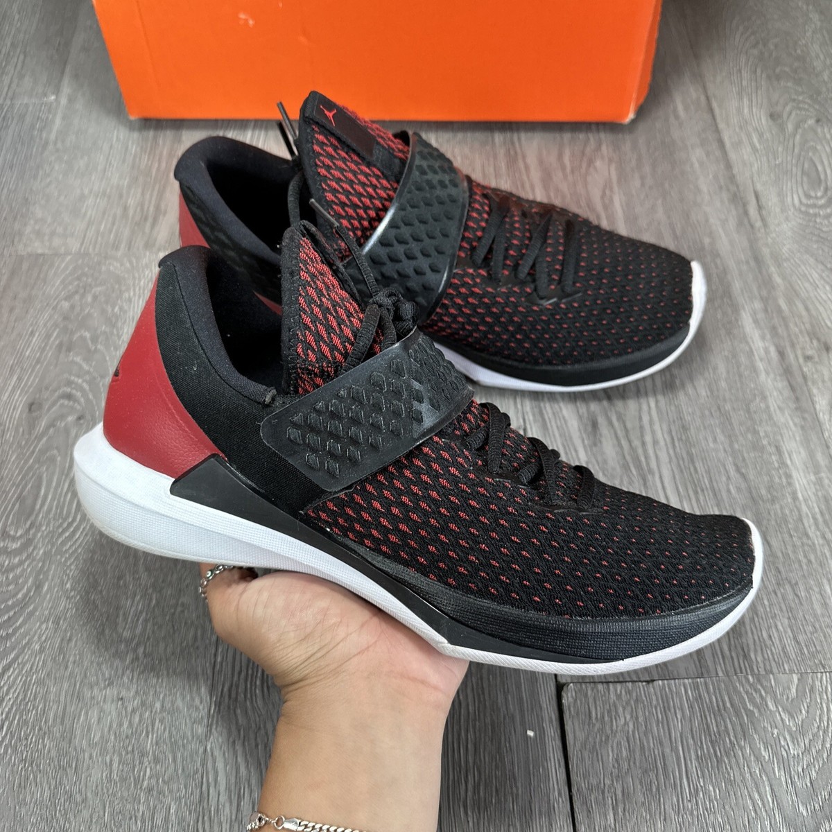 Nike Mens Air Jordan Trainer AJ7982-023 Black Basketball Shoes Sneakers  Sz