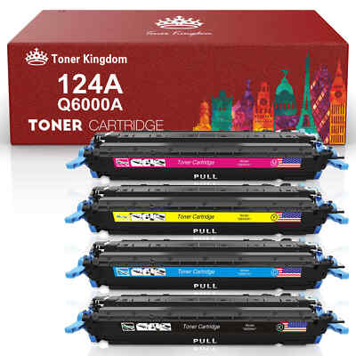 4-Pack High-Yield Toner Cartridges - Q6000A Set For HP LaserJet 2600, 2605 Series 5 thumbnail image