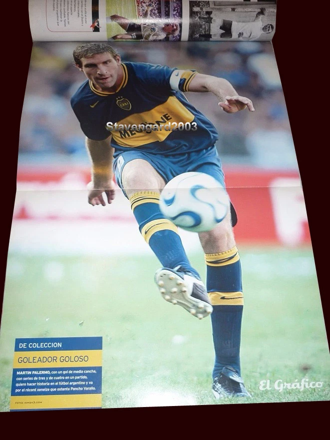 LIONEL MESSI - Barça - PALERMO - Boca - Doble Póster - Revista El Gráfico 2007 Foto 2 de 3