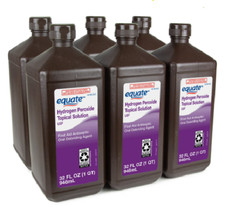 Equate 3 Hydrogen Peroxide Liquid Antiseptic, 32 fl oz Select Your Pack 