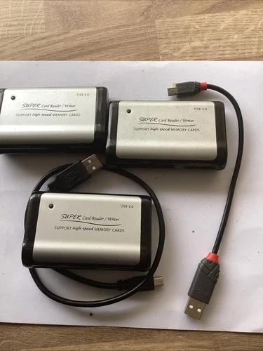 5 Compact flash Adaptors, 3 Card Reader/ Writers, 2 Cables And Industrial Cards