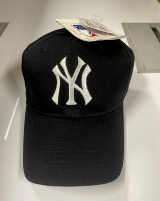 MLB New York Yankees Baseball Cap schwarz, NY-Logo, verstellbar Klettverschluss