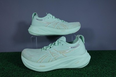 Asics Gel Nimbus 25 Shoes Womens Size 9.5 Green Running Sneakers 1012B601