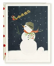 Snowman, Santa, and His Reindeer - Boxed Christmas Cards - 8 ct.