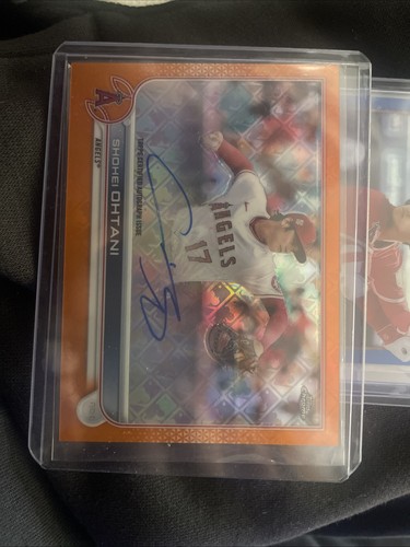 2022 Topps Chrome Logofractor Autographs #CA-SO Shohei Ohtani Angels