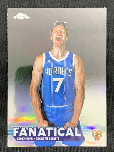 Kon Knueppel 2025-26 Topps Chrome Fanatical SP RC #FAN-24 -b4